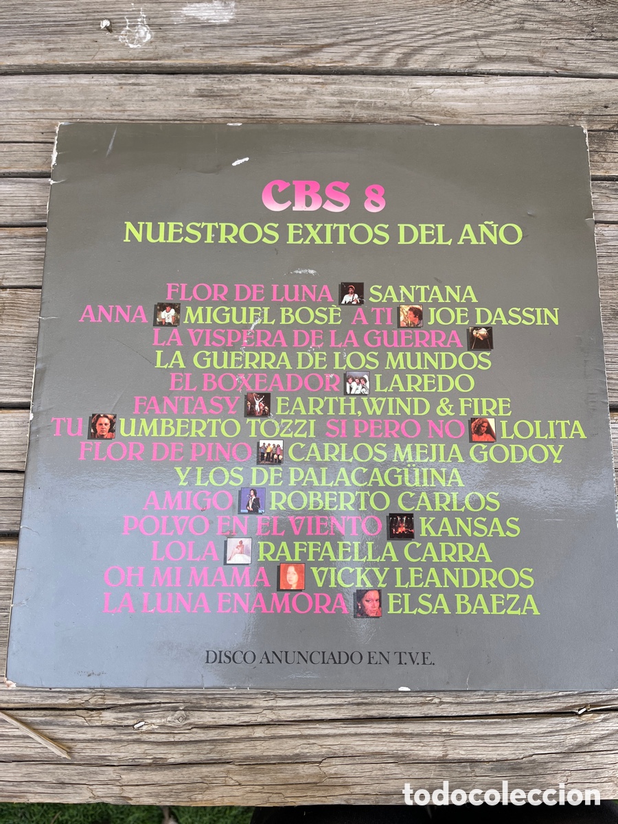 Discos de vinilo: LP DISCO VINILO CBS 8. NUESTROS &Eacute;XITOS DEL A&Ntilde;O.