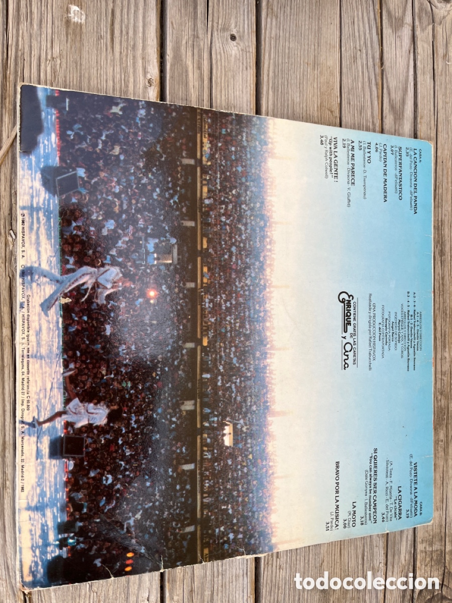 Discos de vinilo: ENRIQUE Y ANA. PARA NUESTROS AMIGOS. - Foto 2
