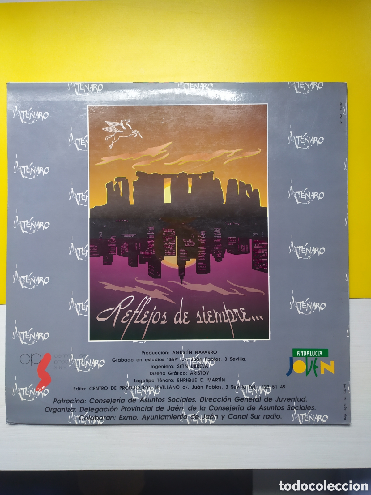 Discos de vinilo: Maxi single T&eacute;naro.&nbsp;Reflejos De Siempre... - Foto 2
