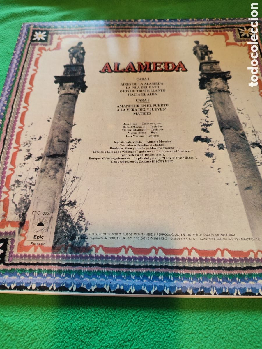 Discos de vinilo: Alameda - Same Vinilo Lp - Foto 2