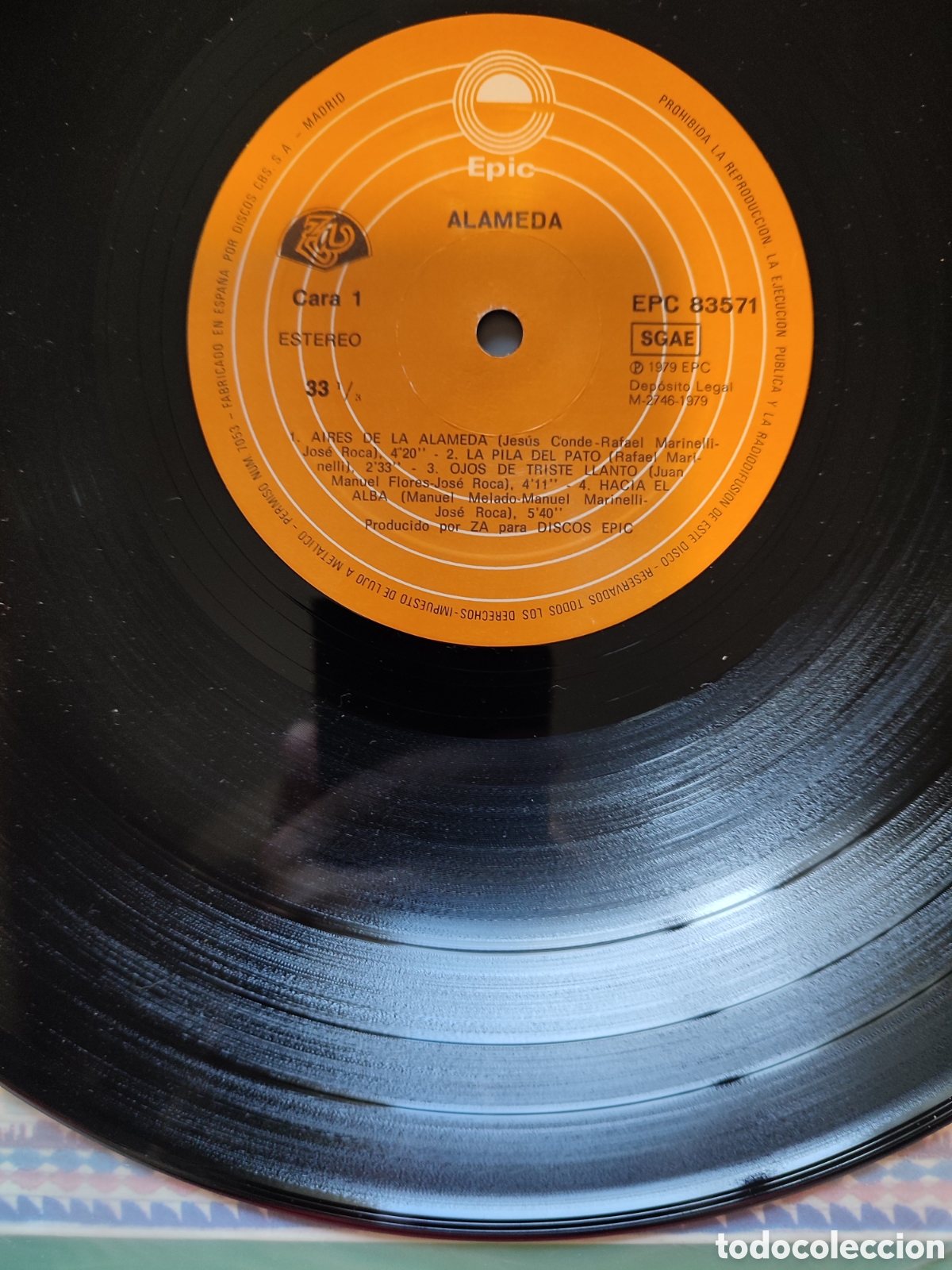 Discos de vinilo: Alameda - Same Vinilo Lp - Foto 5