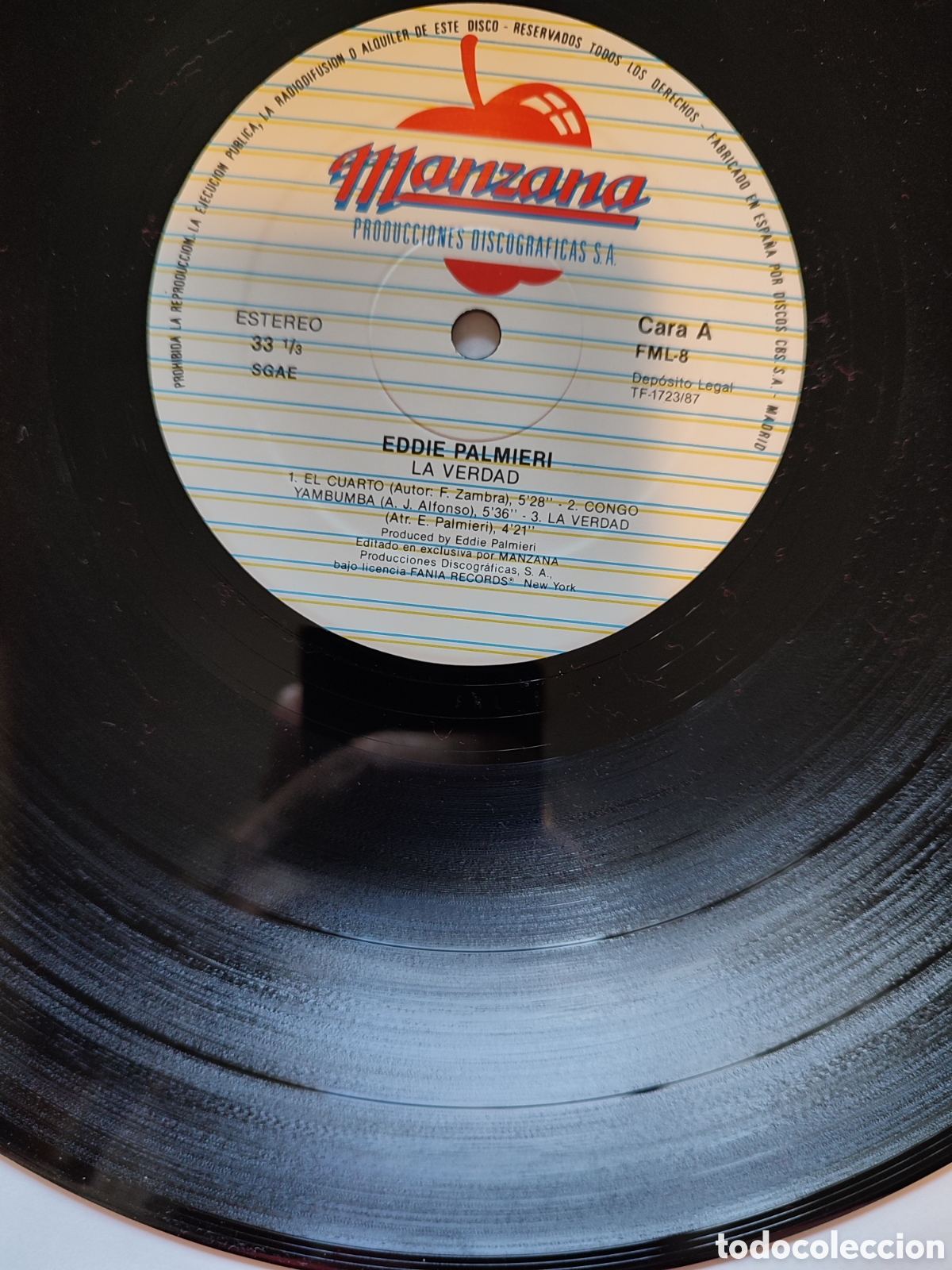 Discos de vinilo: Eddie Palmieri - La verdad - Foto 3