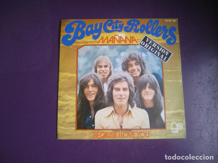 Dischi in vinile: Bay City Rollers &ndash; Ma&ntilde;ana - Sg BELL 1972 - GLAM POP 70'S - POCO USO