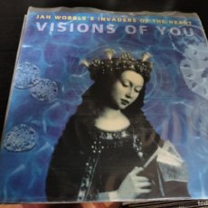 Discos de vinilo: JAH WOBBLE / INVADERS OF THE HEART - VISIONS OF YOU 7” SINGLE EU EAST WEST 1992 SYNTH POP