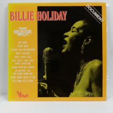Discos de vinilo: BILLIE HOLIDAY ”DOCUMENT” LP. COMP. FRANCE. VOGE. (530206) NM. COMO NUEVO.