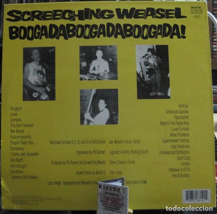Discos de vinilo: screeching weasel boogadaboogadabooga - Vinilo - Foto 2