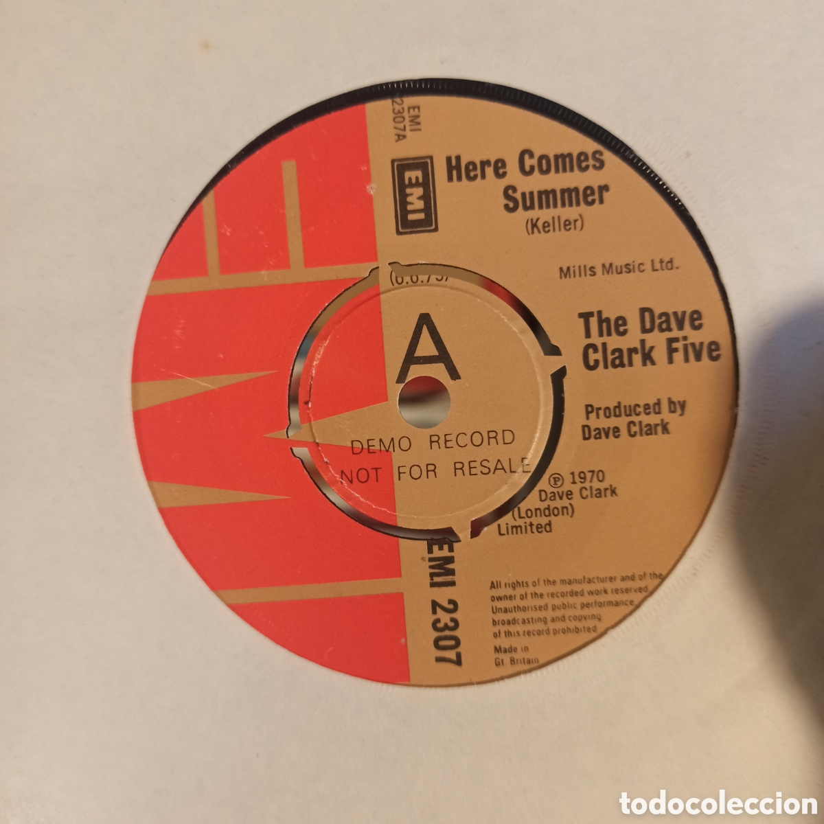 Discos de vinilo: The Dave Clark Five &lrm;&ndash; Here Comes Summer (Promo) - Foto 1