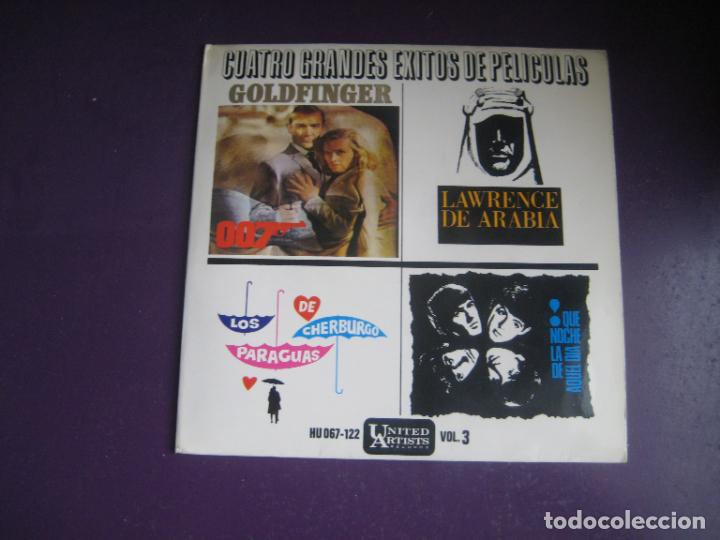 Discos de vinilo: Exitos De Pel&iacute;culas Vol. 3 - EP HISPAVOX 1964 - AL CAIOLA, FERRANTE TEICHER, - VERSION BEATLES - Foto 1