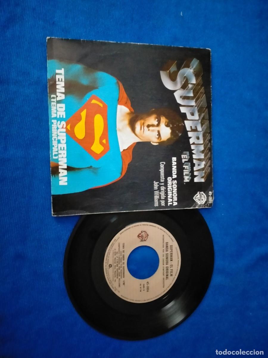 Vinyl-Schallplatten: vinilo single de superman
