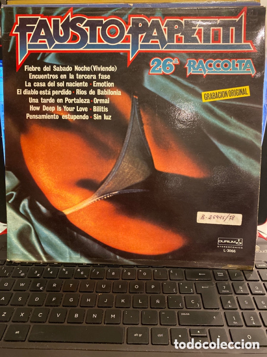 Discos de vinilo: FAUSTO PAPETTI - 26 RACCOLTA LP SPAIN - Foto 1