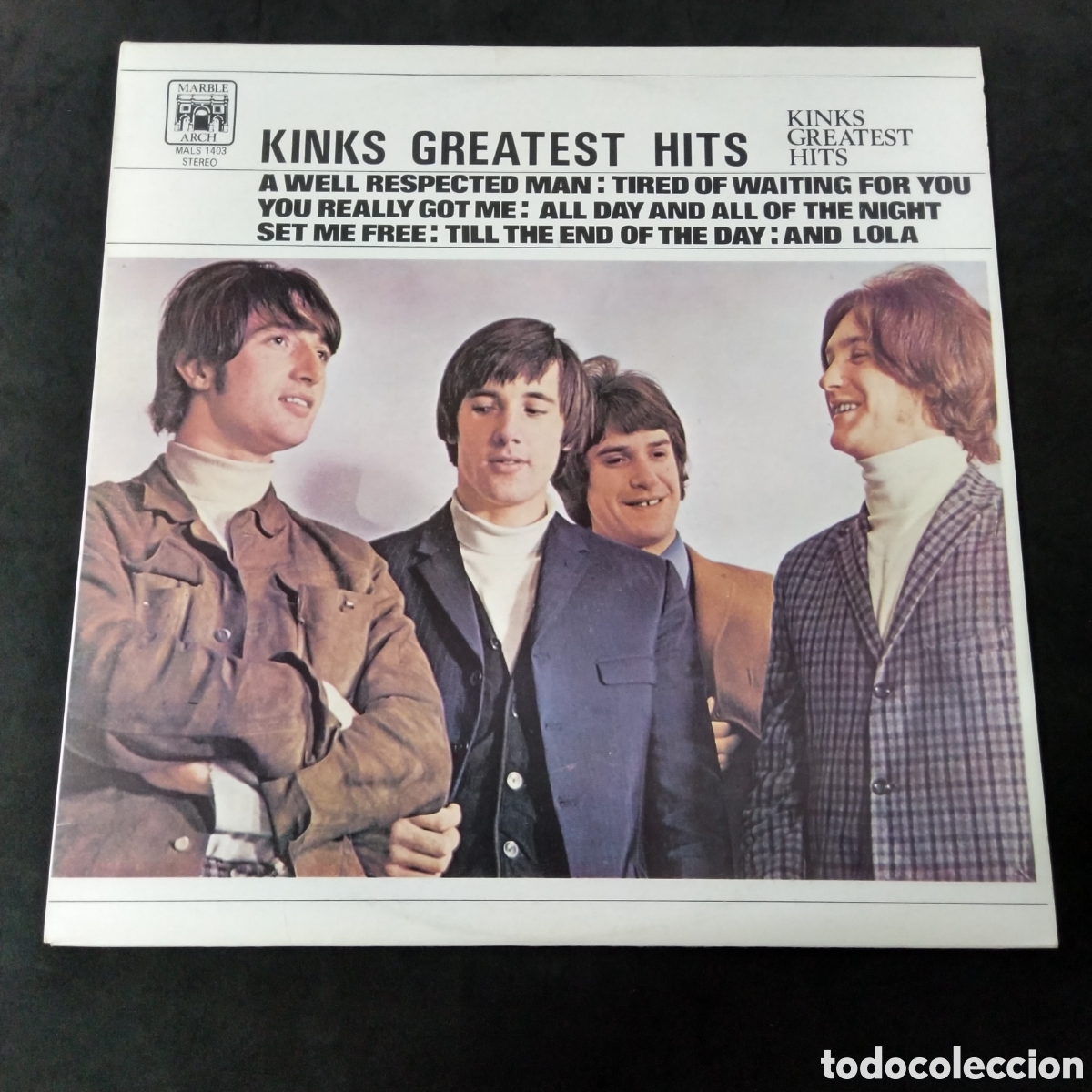 Discos de vinilo: KINKS - GREATEST HITS - LP - 1966 - Foto 1