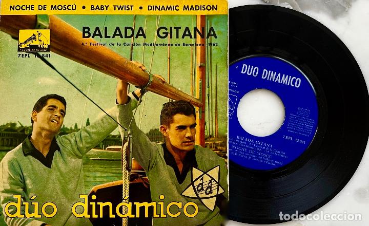 Discos de vinilo: D&Uacute;O DIN&Aacute;MICO, BALADA GITANA + 3 TEMAS. EP 1962 - Foto 1