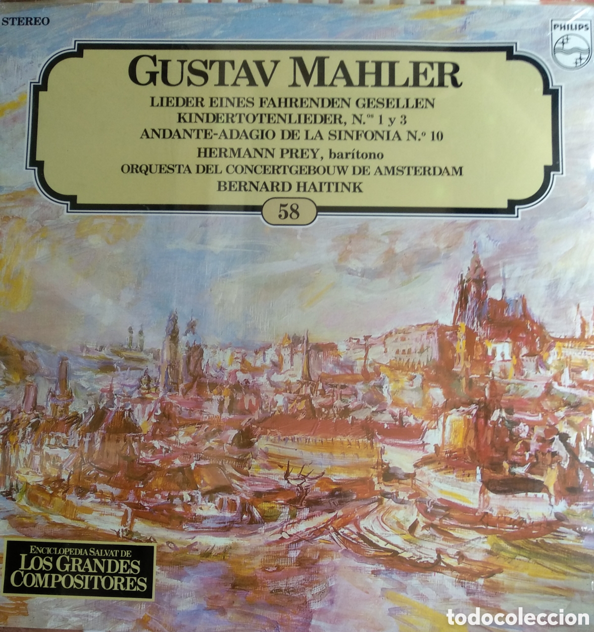 Discos de vinilo: GUSTAV MAHLER, SPAIN, PHILIPS, CT.1 - Foto 1
