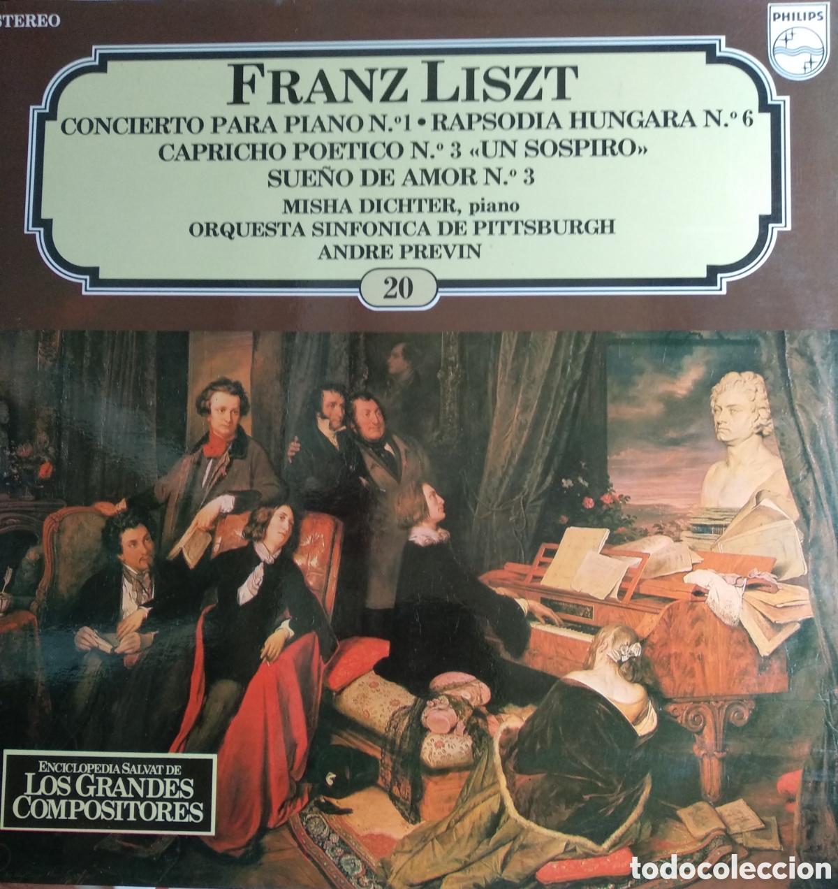 Discos de vinilo: FRANZ LISZT, SPAIN, PHILIPS, CT.1 - Foto 1