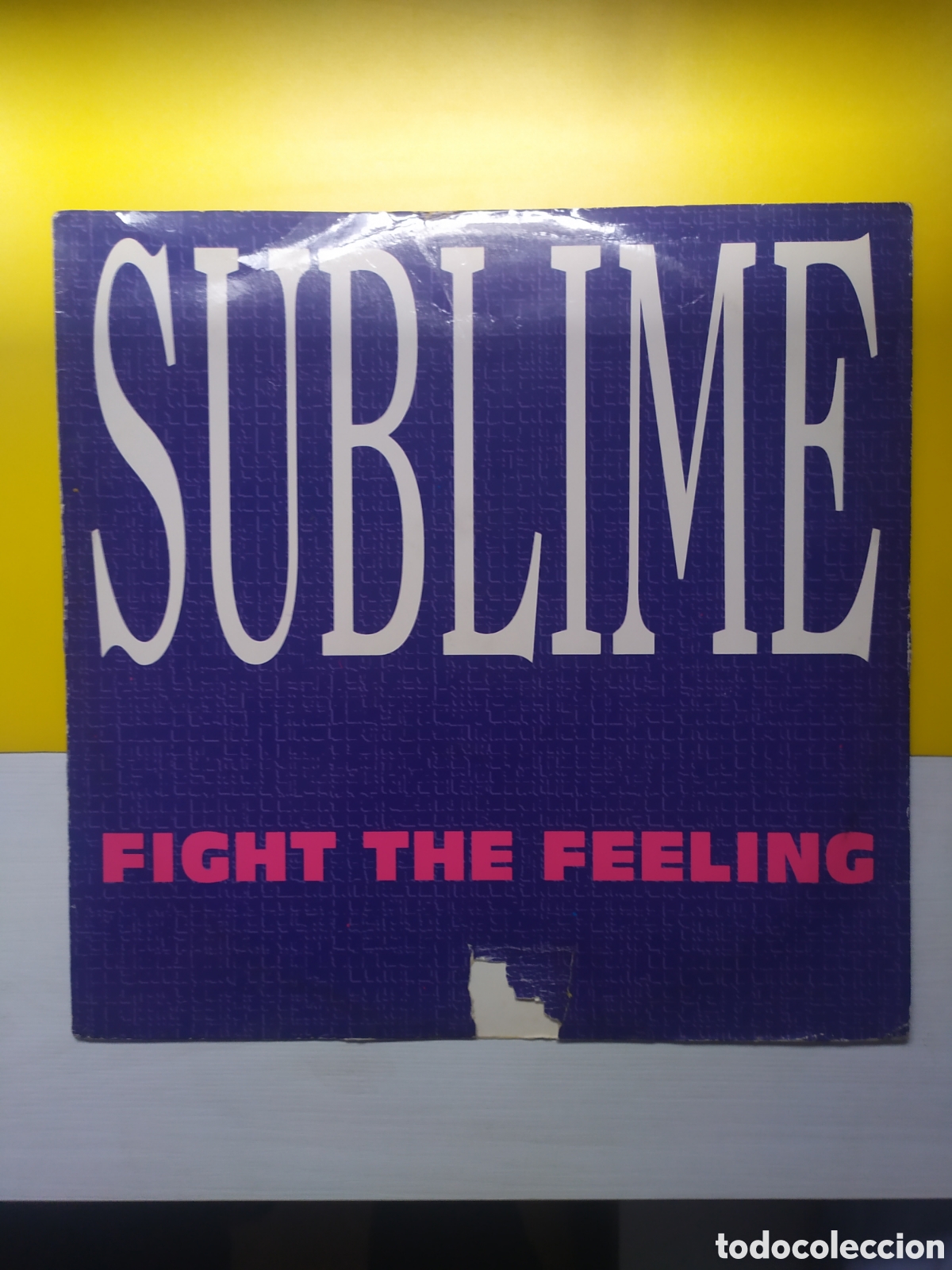 Discos de vinilo: Maxi single Sublime.&nbsp;Fight The Feeling - Foto 1