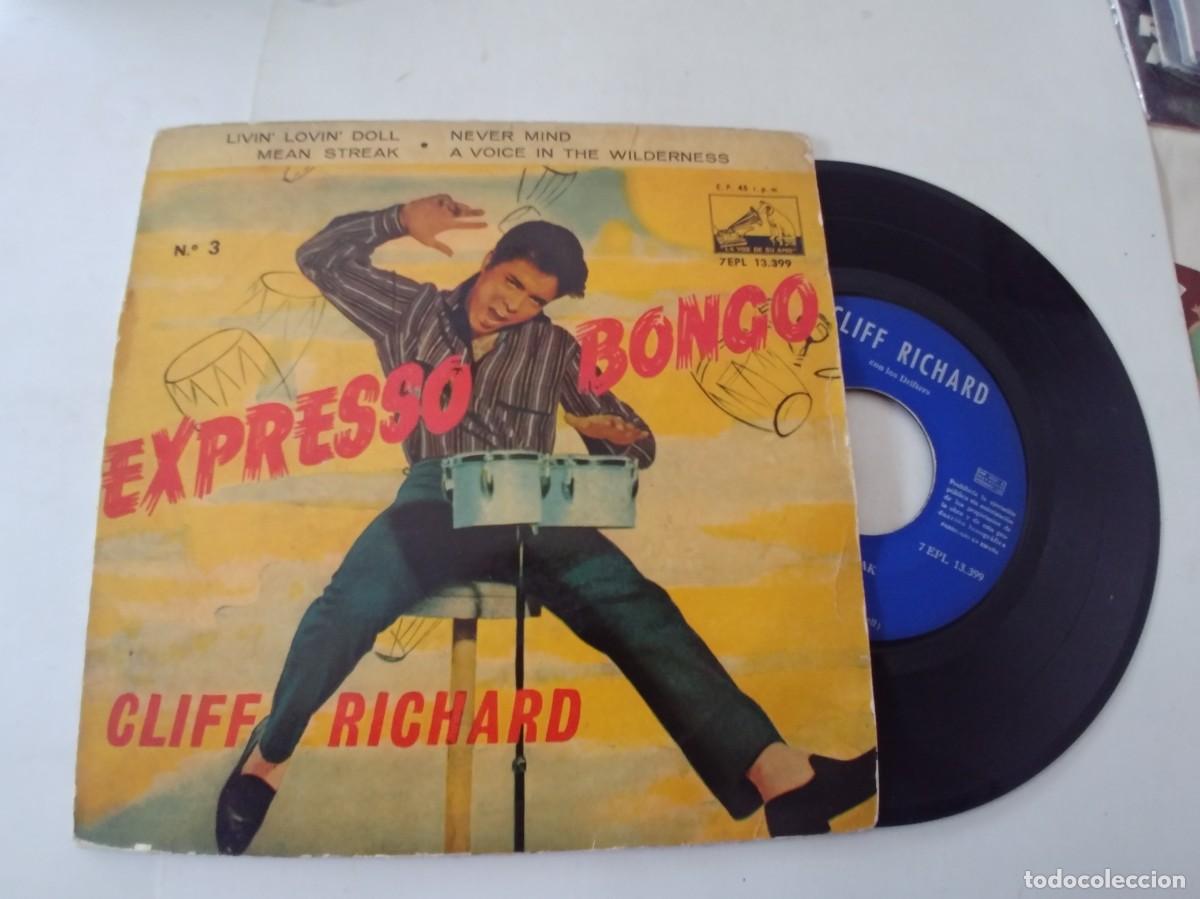 Discos de vinilo: CLIFF RICHARD-EP EXPRESSO BONGO - Foto 1
