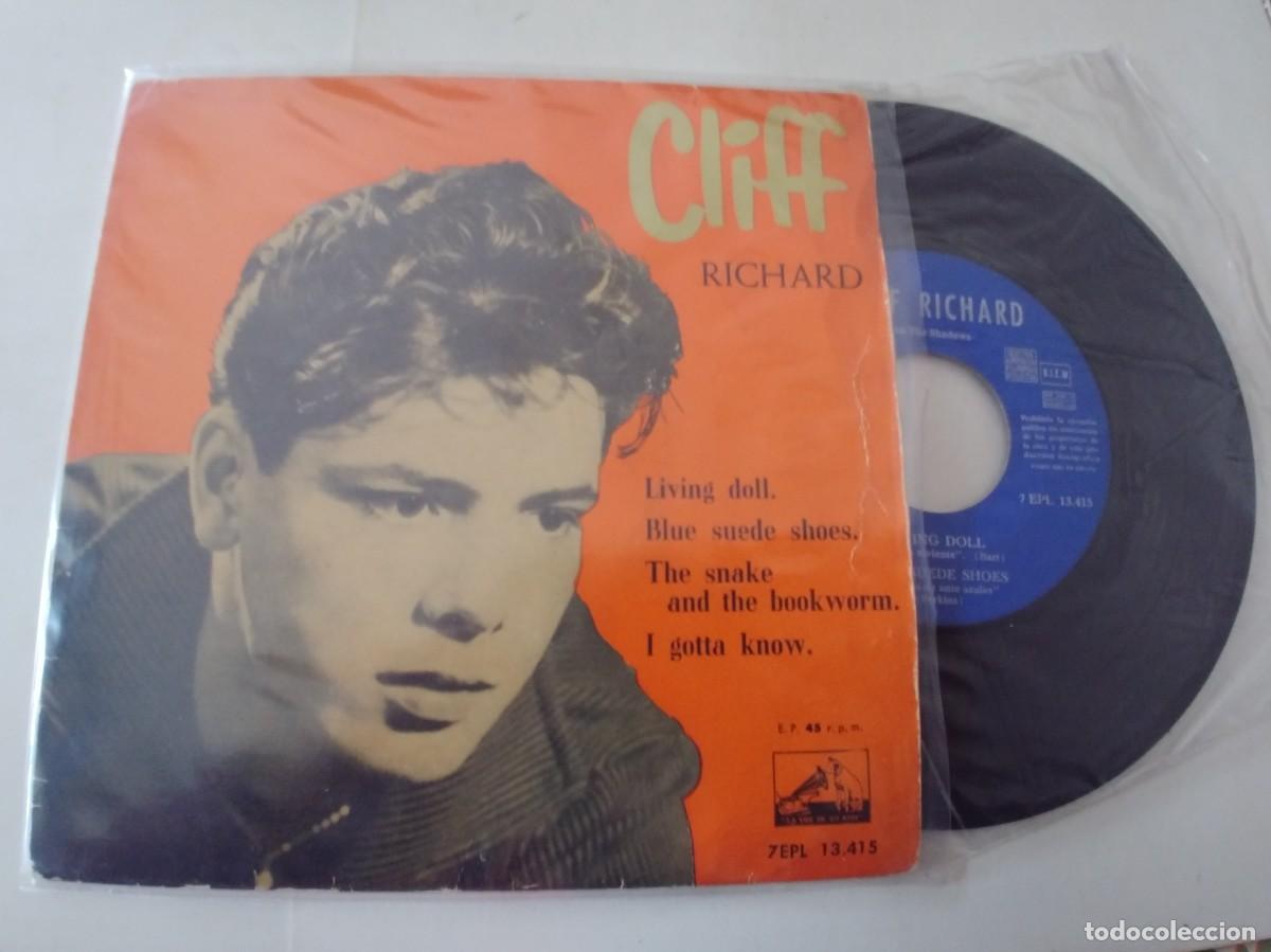 Discos de vinilo: CLIFF RICHARD-EP LIVING DOLL +3 - Foto 1