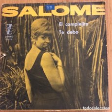 Discos de vinilo: SALOME EL COMPLEJITO SINGLE ZAFIRO AÑO 1965