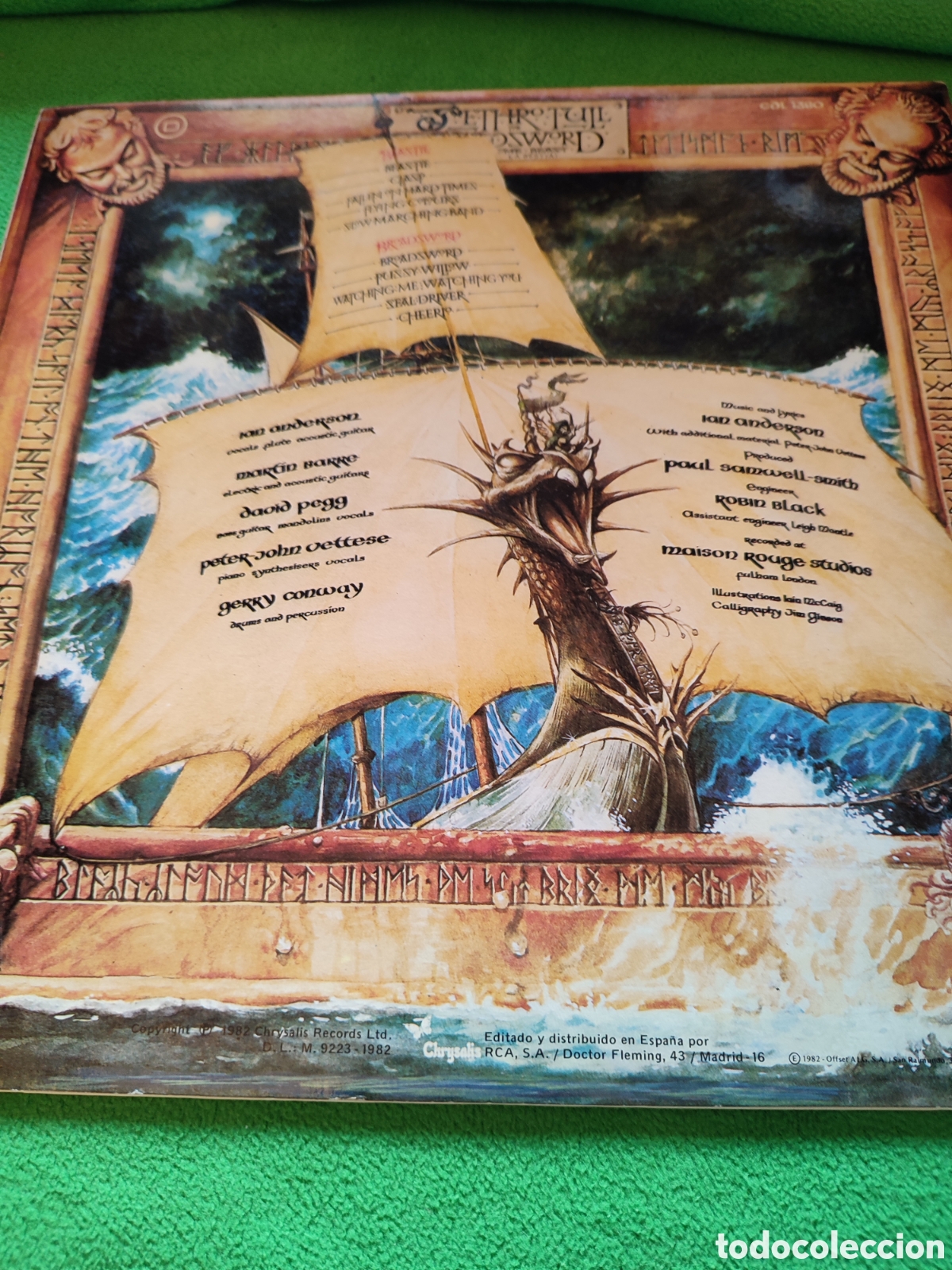 Discos de vinilo: Jethro Tull - Broadsword and The Beast - Foto 2