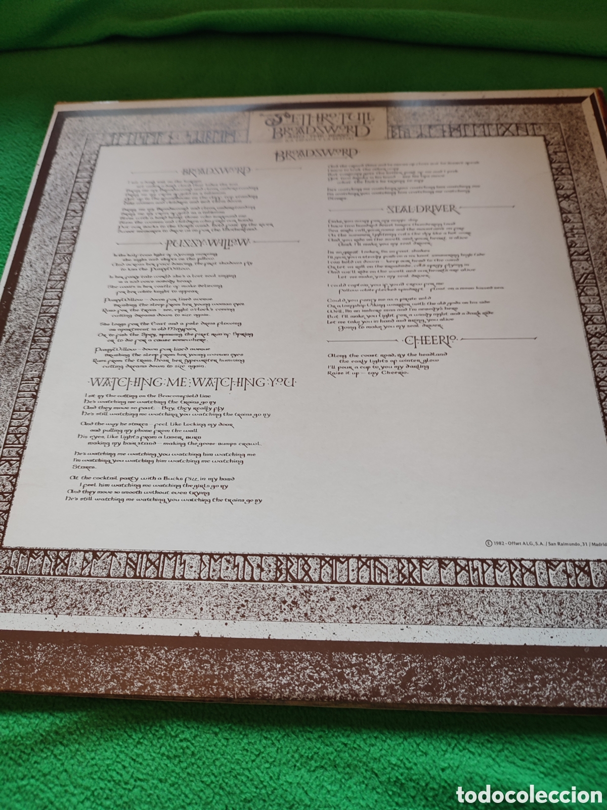 Discos de vinilo: Jethro Tull - Broadsword and The Beast - Foto 3