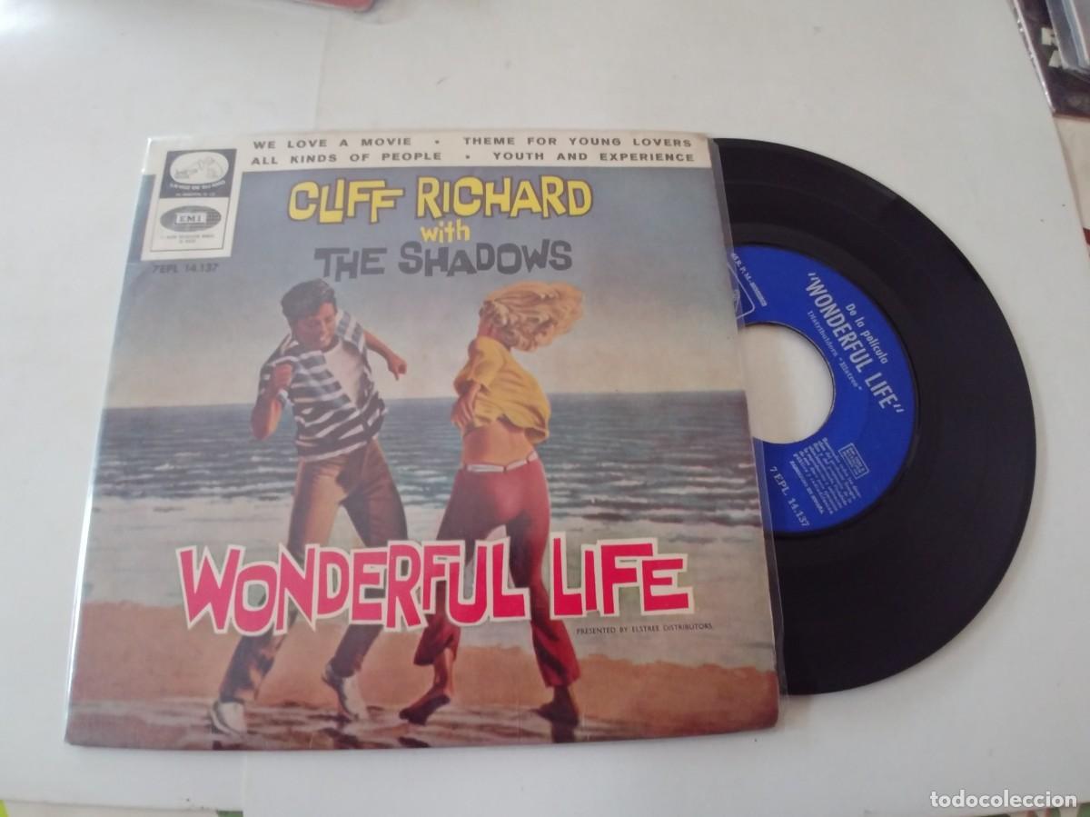 Discos de vinilo: CLIFF RICHARD-EP Wonderful Life - Foto 1