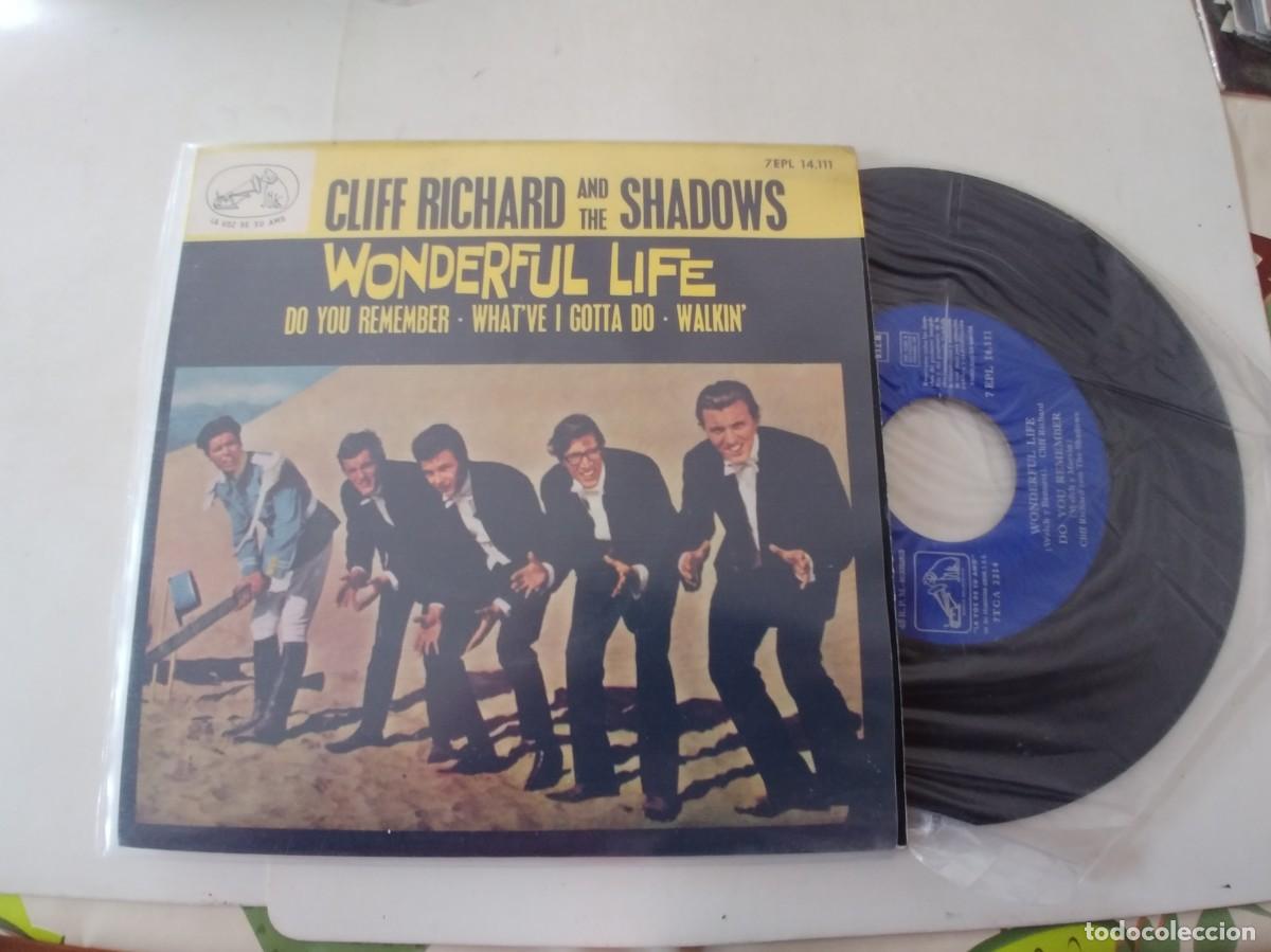 Discos de vinilo: CLIFF RICHARD-EP WONDERFUL LIFE +3 - Foto 1