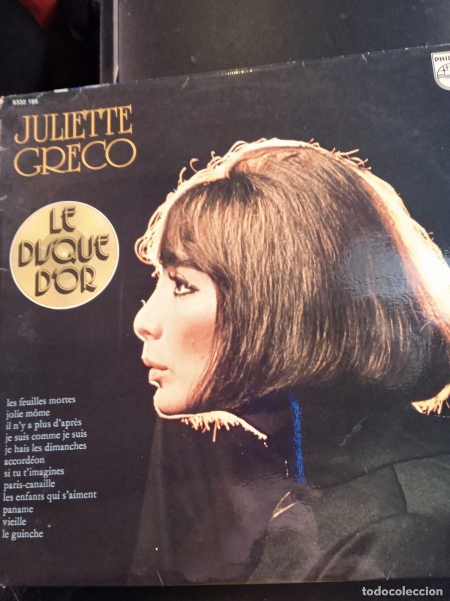 Discos de vinilo: JULIETTE GRECO- LE DISQUE D&acute;OR. LP - Foto 1