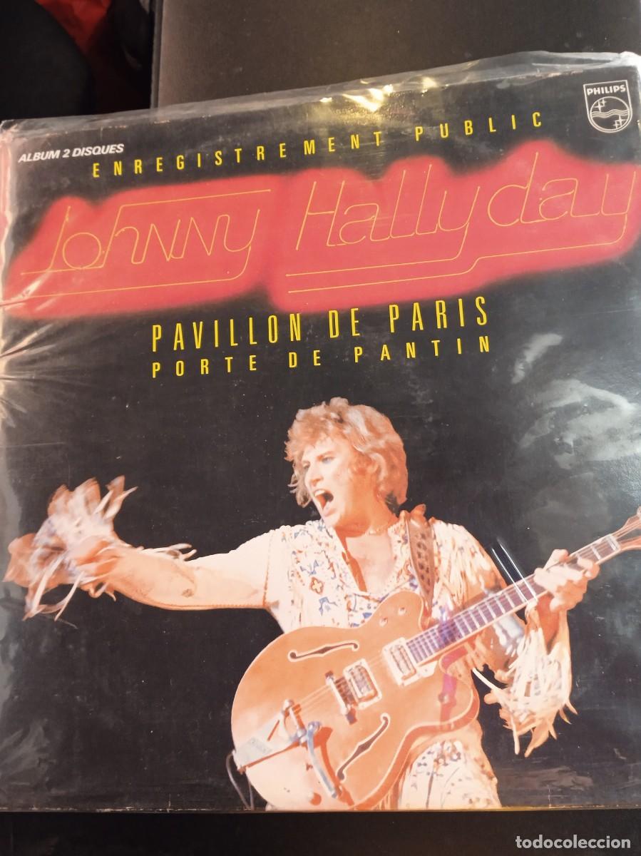 Discos de vinilo: JOHNNY HALLYDAY- PAVILLON DE PARIS. LP DOBLE - Foto 1