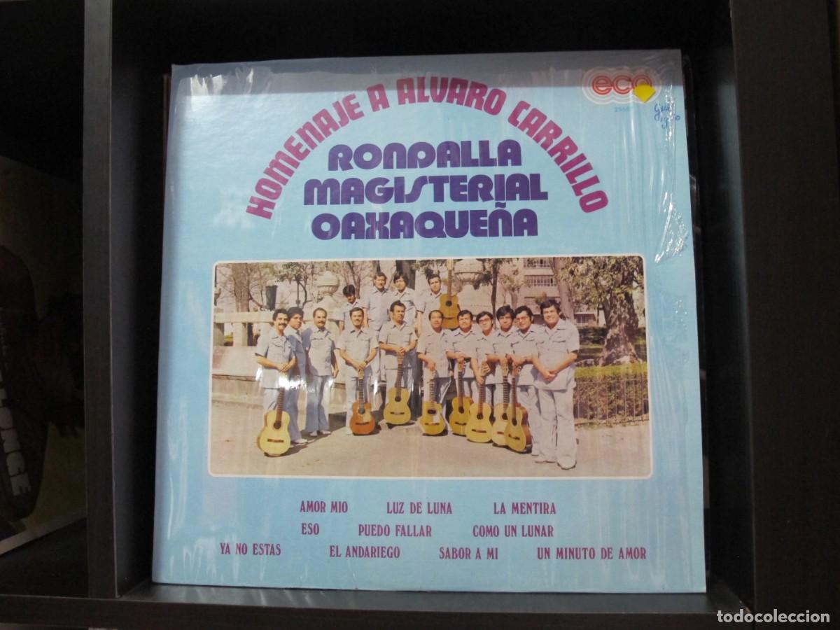 Vinyl records: Rondalla Magisterial Oaxaque&ntilde;a - Homenaje a Alvaro Carrillo - Eco 25687 - 1979 - Edici&oacute;n Mexicana