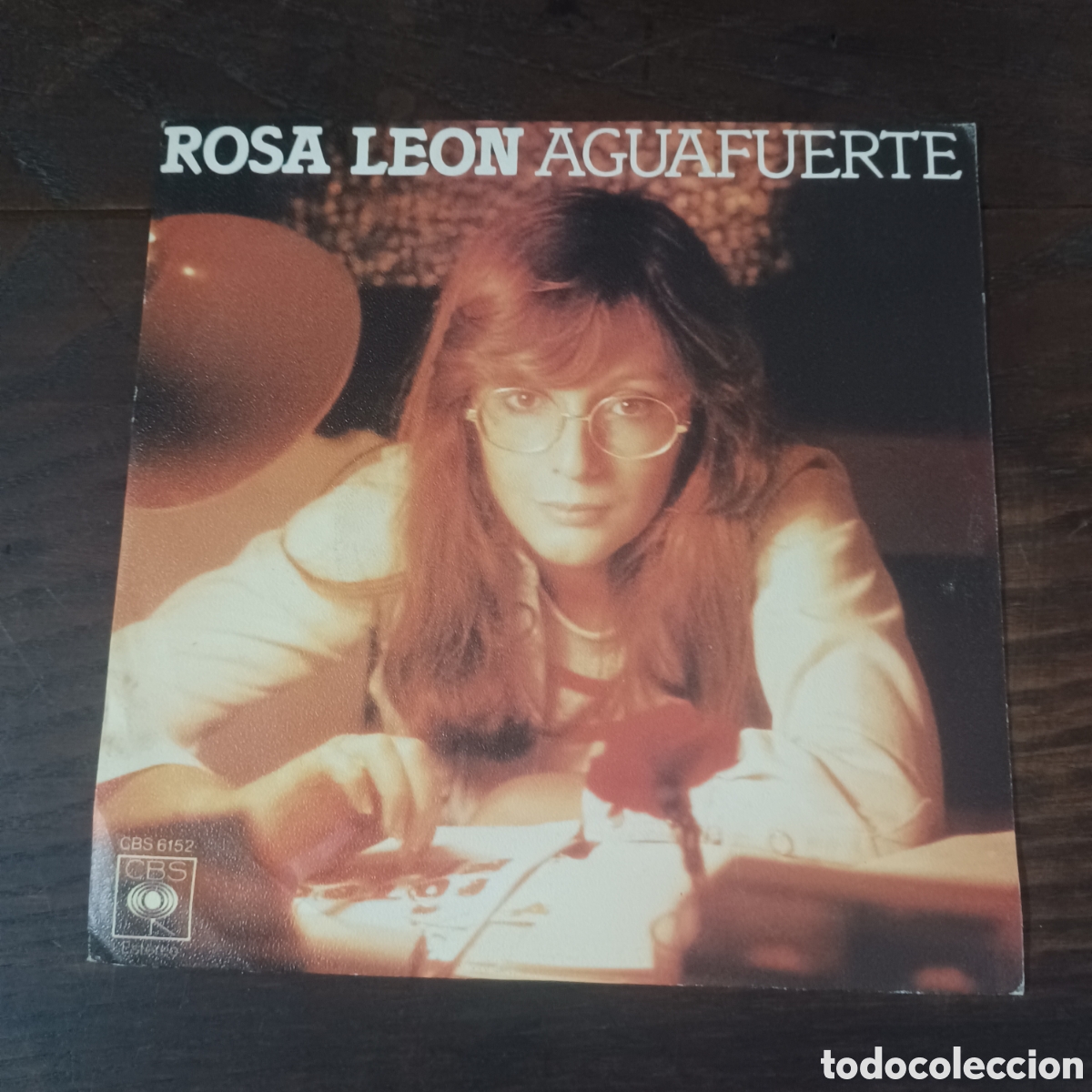 Discos de vinilo: ROSA LEON - AGUAFUERTE / LET IT BE 1978 CBS - Foto 1