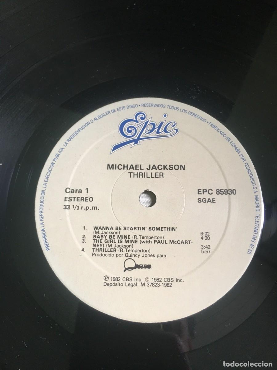 Discos de vinilo: Michael Jackson &lrm;&ndash; Thriller - Foto 5