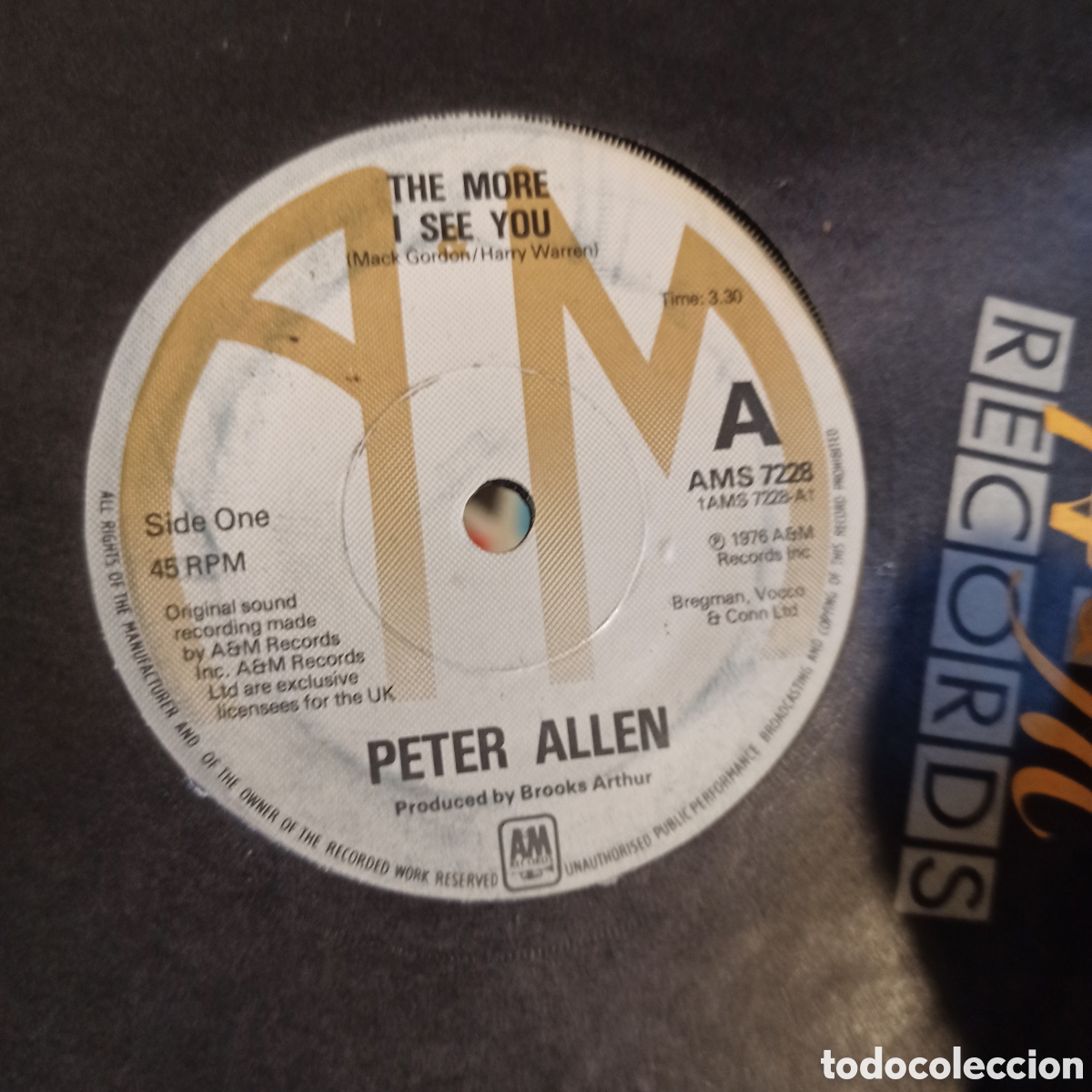 Discos de vinilo: Peter Allen - The More I See You - Foto 1