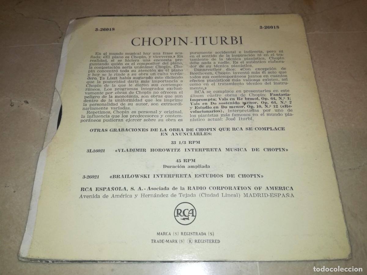 Discos de vinilo: CHOPIN-FANTASIE IMPROMPTU - Foto 2