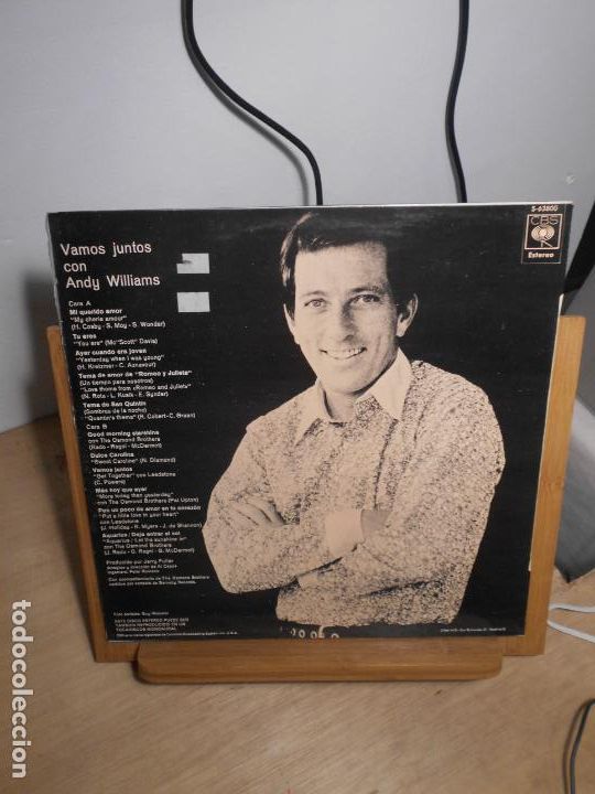 Discos de vinilo: ANDY WILLIAMS. GET TOGETHER WITH - LP - - Foto 2