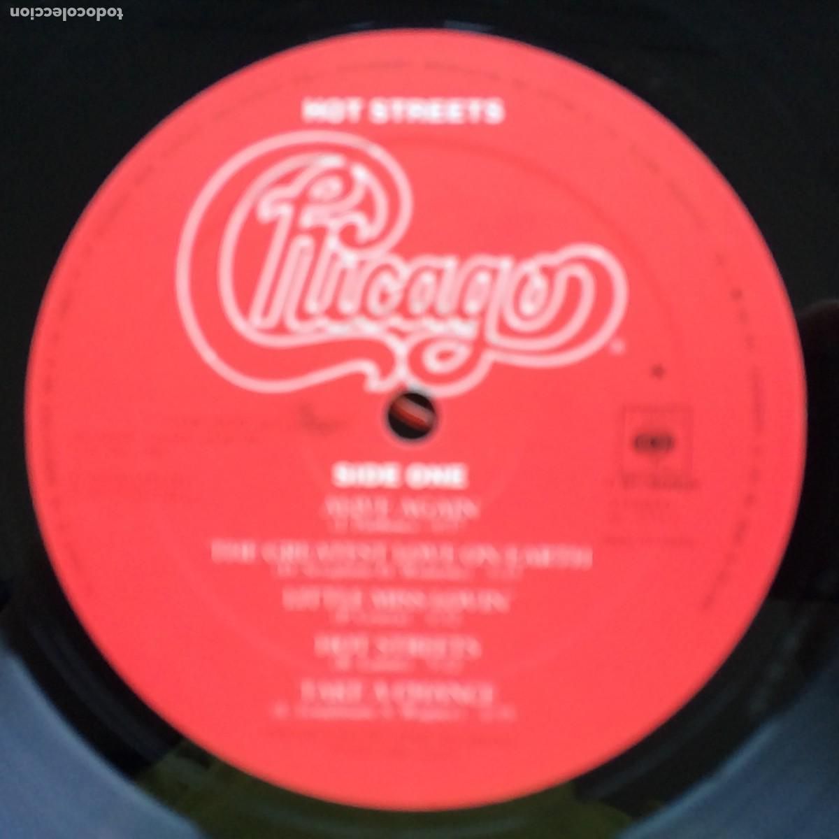 Discos de vinilo: Chicago &lrm;&ndash; Hot Streets , Holanda 1978 CBS - Foto 6