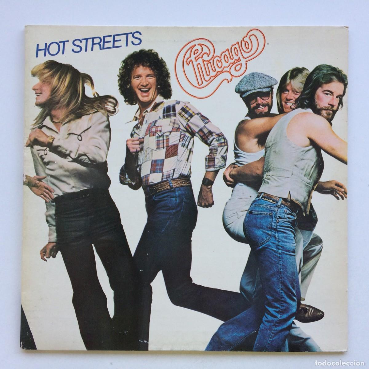 Discos de vinilo: Chicago &lrm;&ndash; Hot Streets , Holanda 1978 CBS - Foto 1