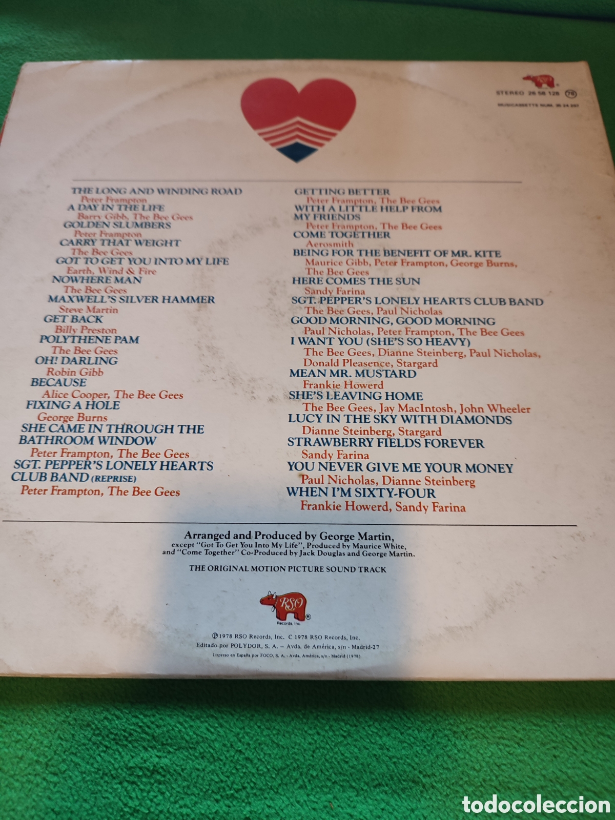 Discos de vinilo: Peter Frampton & The Bee Gees - Sgt Peppers Heart ... - Foto 2
