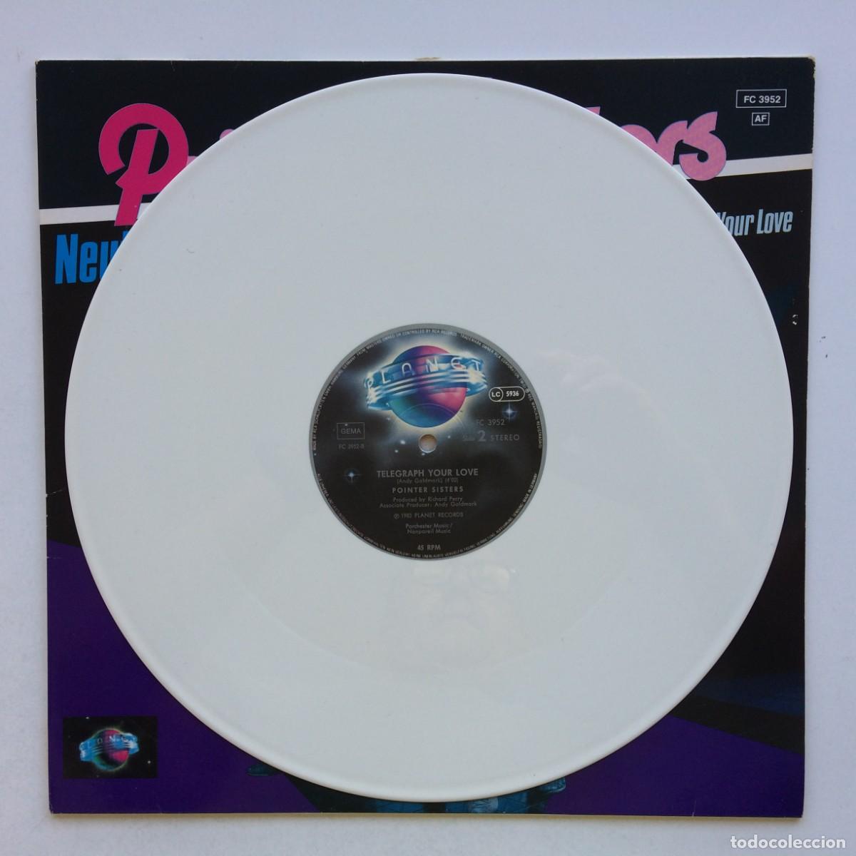 Discos de vinilo: Pointer Sisters &lrm;&ndash; Neutron Dance , Vinilo Blanco Germany 1984 Planet Maxi - Foto 3