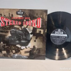 Discos de vinilo: STEREO SOUND / UN VIAJE AL SONIDO ESTEREOFÓNICO / LP-DECCA-1959 / MBC. ***/***