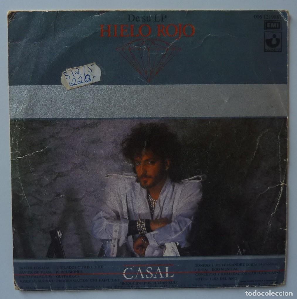 Discos de vinilo: CASAL // PANICO EN EL EDEN // 1984 // SINGLE - Foto 2