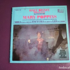 Discos de vinilo: MARY POPPINS - SG DISNEY HISPAVOX 1967 - CUENTO Y CANCIONES, POCO USO, CINE ,