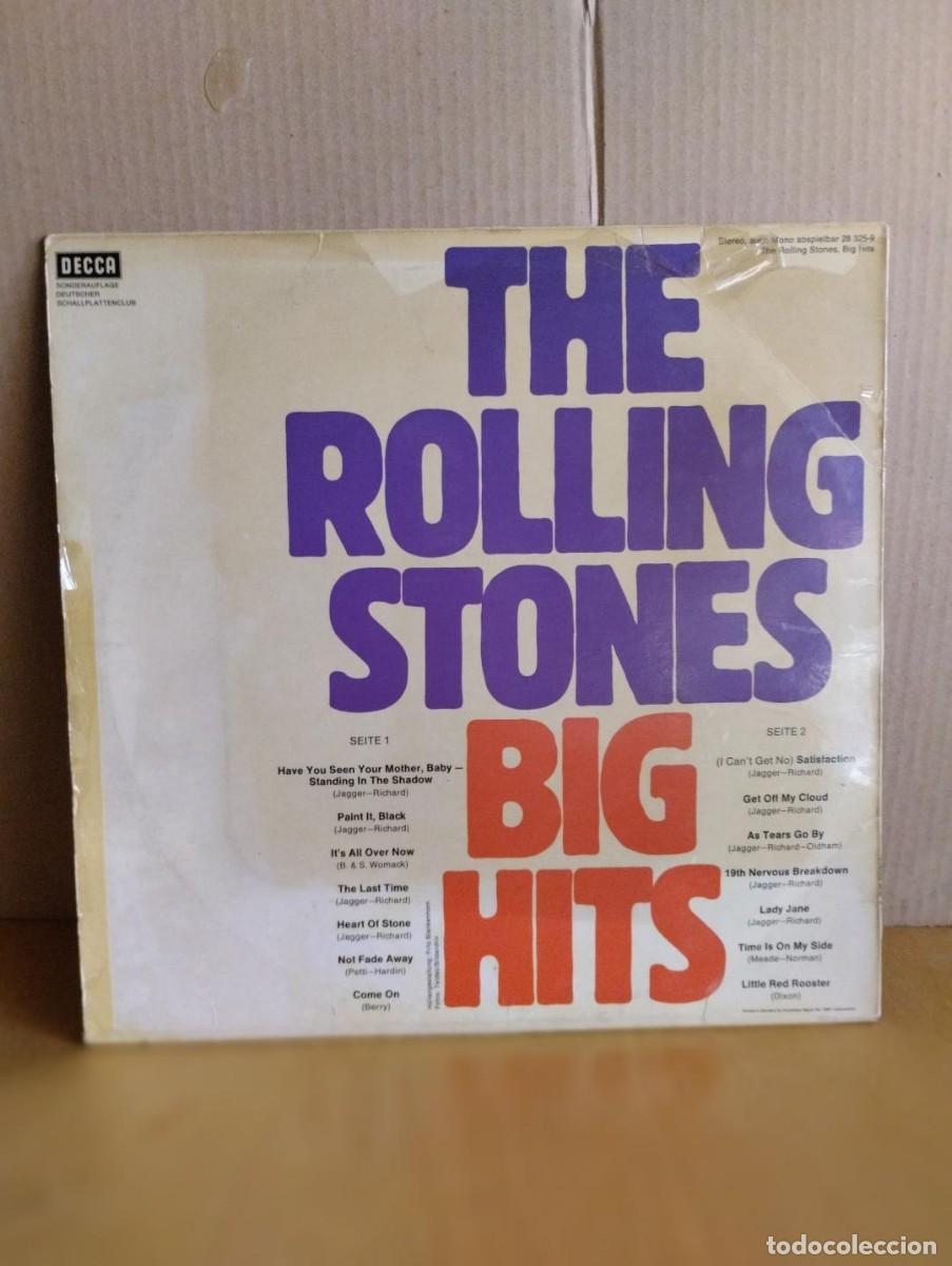Discos de vinilo: THE ROLLING STONES ---- BIG HITS - Foto 2
