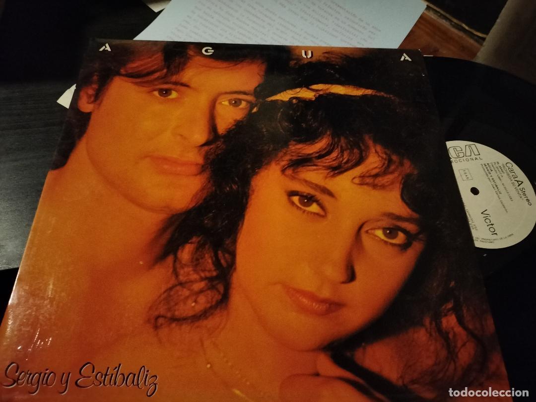 Discos de vinilo: SERGIO Y ESTIBALIZ MOCEDADES - AGUA LP RCA 1983 PROMOCIONAL