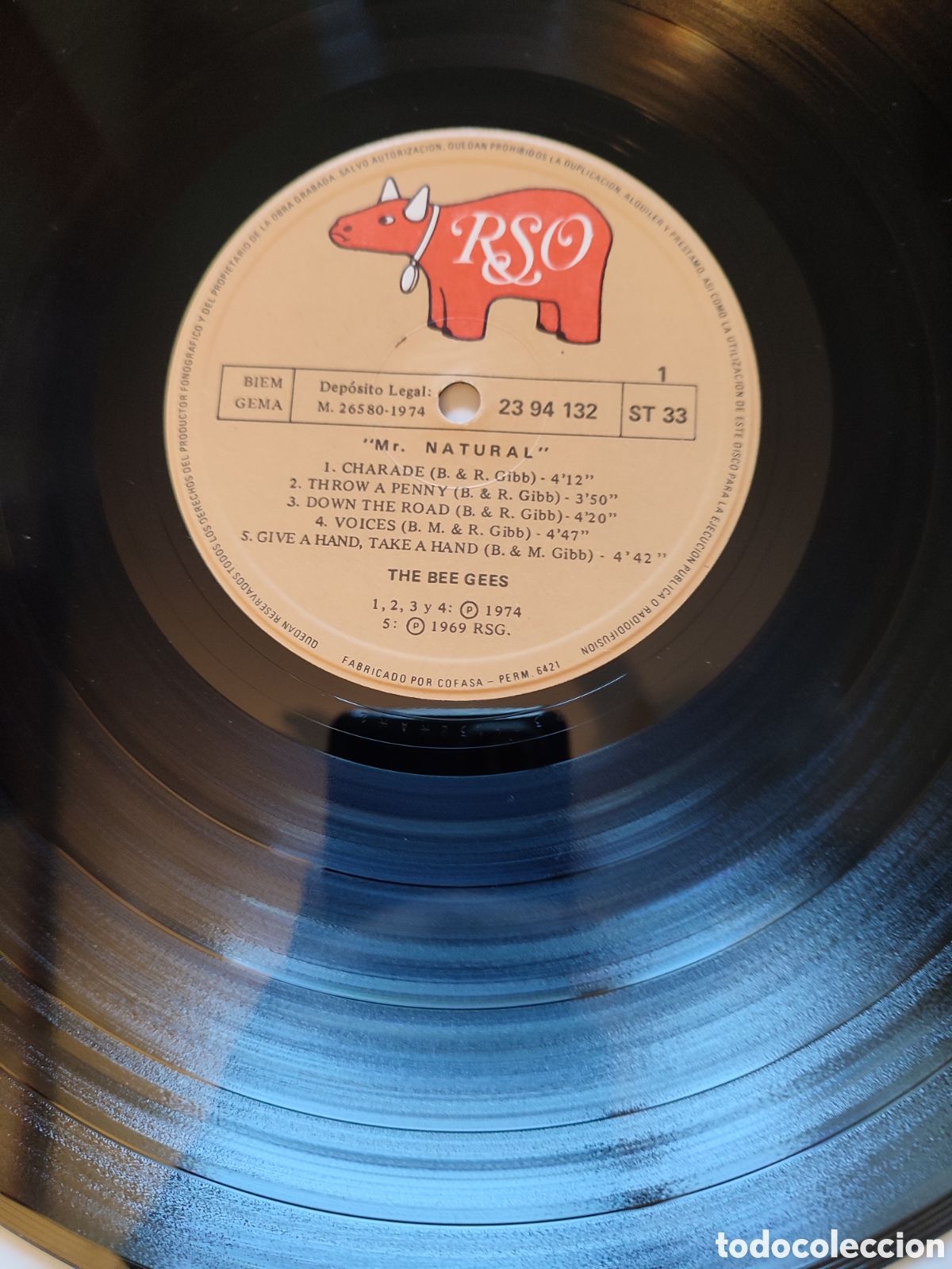 Discos de vinilo: Bee Gees - Mr Natural - Foto 3