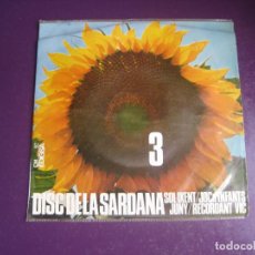Discos de vinilo: COBLA BARCELONA – DISC DE LA SARDANA VOL 3 - SOLIXENT +3 - EP EDIGSA 1965 - FOLK TRADICIONAL CATALAN