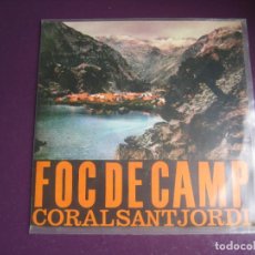 Discos de vinilo: CORAL SANT JORDI – FOC DE CAMP - CRIDA DEL FOC +3 - EP EDIGSA 1962 - FOLK TRADICIONAL CATALAN