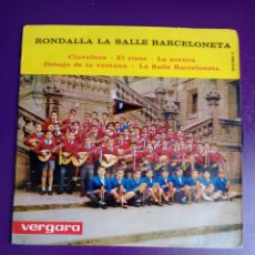 Discos de vinilo: RONDALLA LA SALLE BARCELONETA - EP VERGARA 1963 - CLAVELITOS +4 - FOLK TRADICIONAL EN CASTELLANO