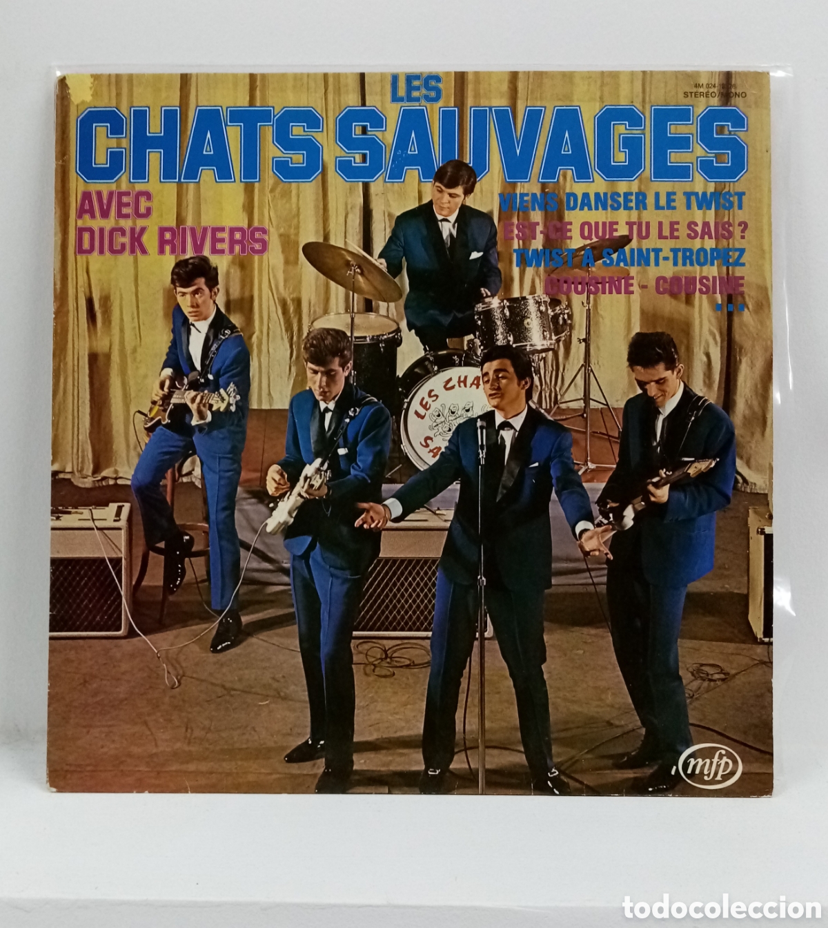 les chats sauvages avec dick rivers lp. reed. b - Compra venta en 