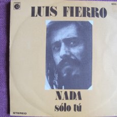 Discos de vinilo: LUIS FIERRO - NADA / SOLO TU (SINGLE PROMO ESPAÑOL, NOVOLA 1975)