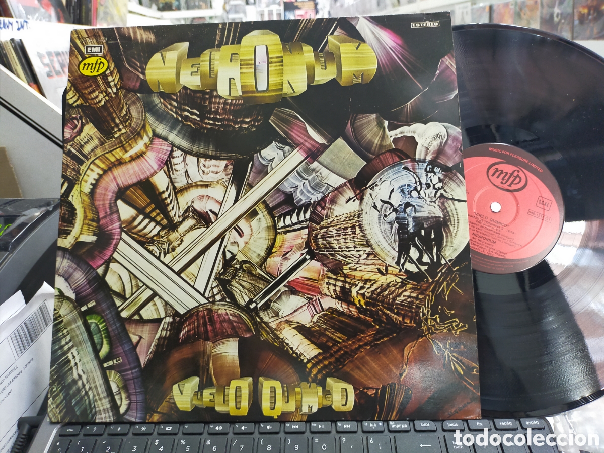 Discos de vinilo: Neuronium LP vuelo qu&iacute;mico Espa&ntilde;a 1983 - Foto 1
